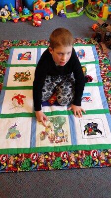 Photo of Dylan As quilt