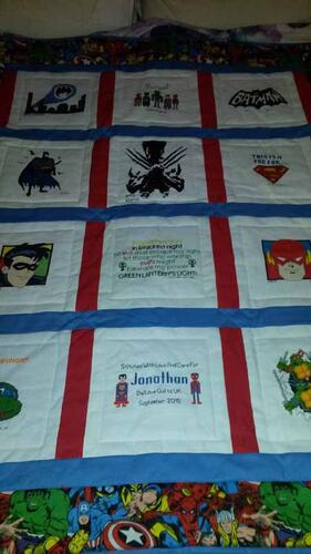 Photo of Jonathan Ms quilt