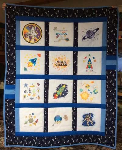 Photo of Dylan Js quilt