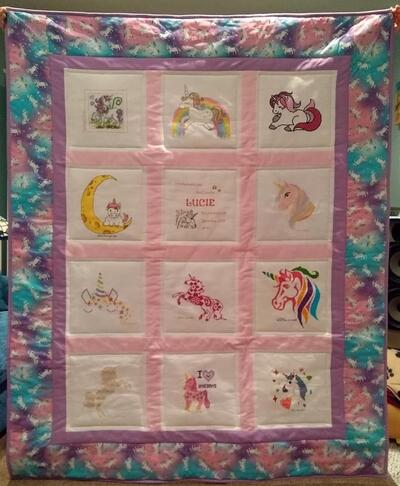 Photo of Lucie Bs quilt