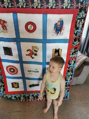 Photo of Arthurs quilt