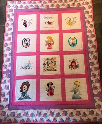 Photo of Isabellas quilt