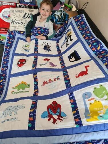 Photo of Peter Hs quilt