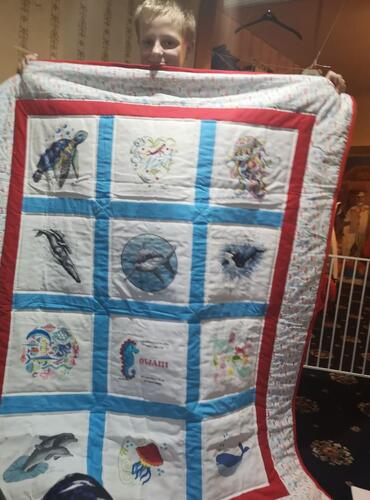 Photo of Owain Rs quilt