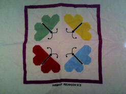Cross stitch square for Alisha S's quilt