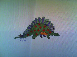Cross stitch square for Cameron E's quilt