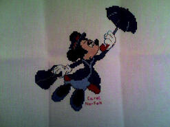 Cross stitch square for Conan H's quilt