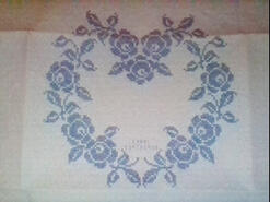 Cross stitch square for Jennifer W's quilt