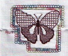 Cross stitch square for Abigail K's quilt