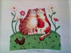Cross stitch square for Yehuda M's quilt