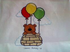 Cross stitch square for Blake M's quilt