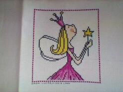 Cross stitch square for Violet J's quilt