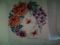 Cross stitch square for Daisy F's quilt