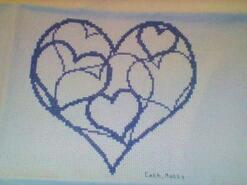 Cross stitch square for Hope's quilt
