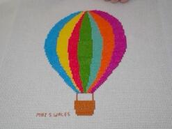 Cross stitch square for Alfie H's quilt