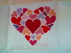 Cross stitch square for Jasmin C's quilt