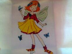 Cross stitch square for Fia K's quilt