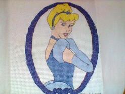 Cross stitch square for Gracie-Mai P's quilt