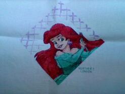 Cross stitch square for Avi's quilt
