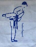 Cross stitch square for Joseph W's quilt