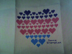 Cross stitch square for Megan T's quilt