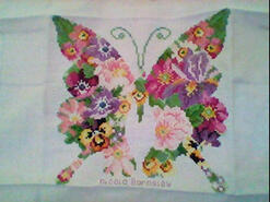 Cross stitch square for Caitlin R's quilt