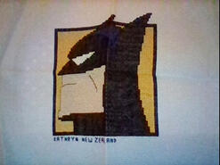 Cross stitch square for Alfie D's quilt