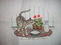 Cross stitch square for Faye T's quilt