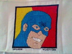 Cross stitch square for Fenton C's quilt