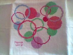 Cross stitch square for Ellis S's quilt