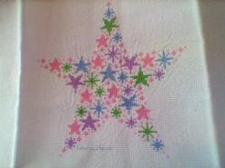 Cross stitch square for Heidi B's quilt