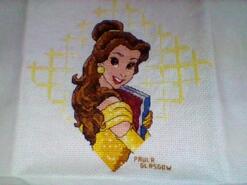 Cross stitch square for Sophia-Grace's quilt