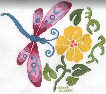 Cross stitch square for Liberty W's quilt