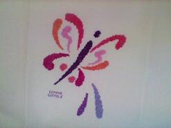 Cross stitch square for Khadijah's quilt