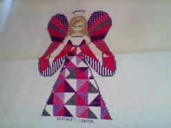 Cross stitch square for J A's quilt