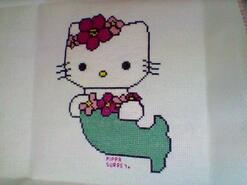 Cross stitch square for Layla A's quilt