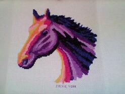 Cross stitch square for Araya N's quilt
