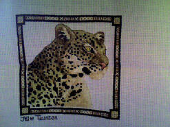 Cross stitch square for Charlie J's quilt