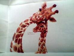 Cross stitch square for Malachy's quilt