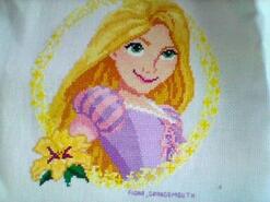Cross stitch square for Millie G's quilt
